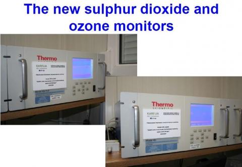New air quality monitoring equipment of FMI