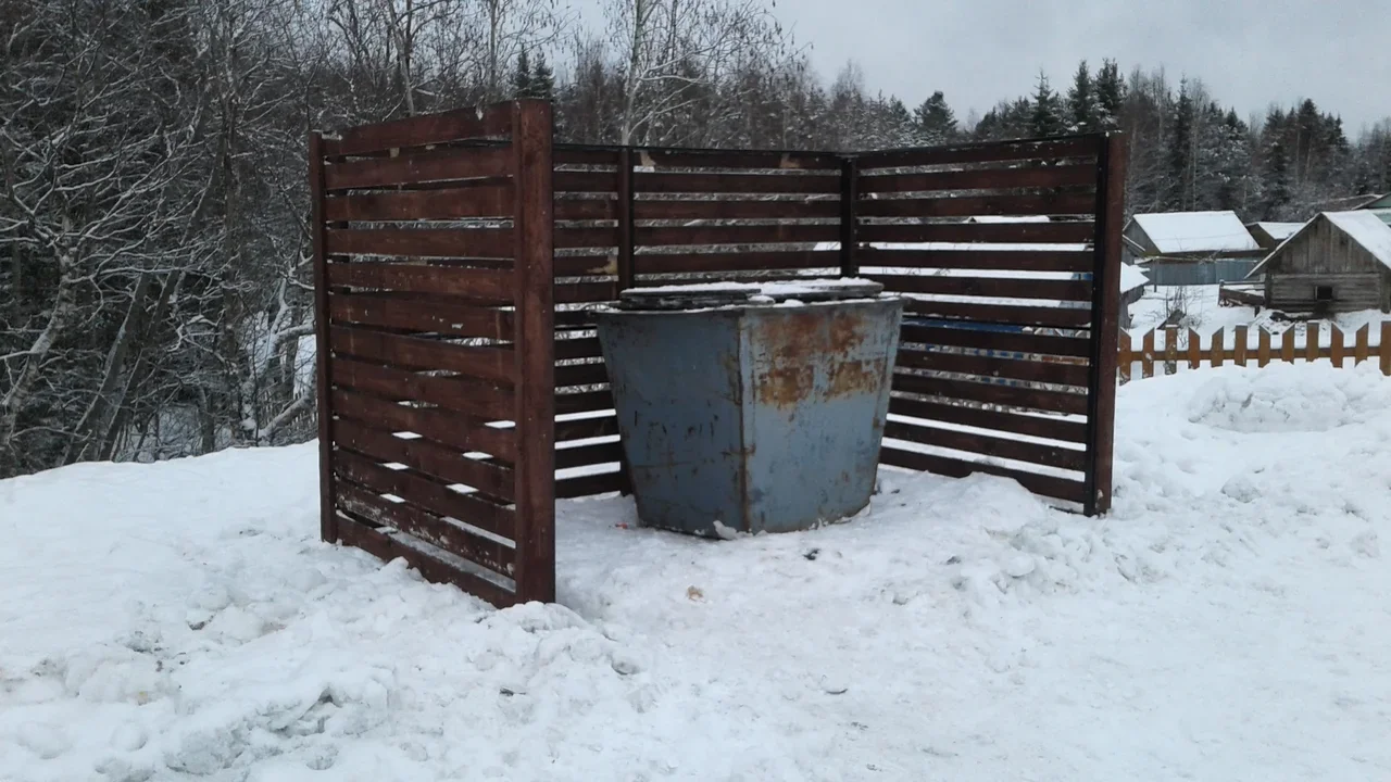 Collection point in Vedlozero